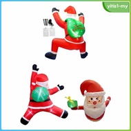 [YitiseaMY] 6ft Christmas Inflatable Santa Claus Outdoor Decoration Window Holiday Gift Patio Yard C