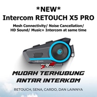 Intercom Retouch X5 PRO & X5 NEW - Intercom Helmet Bluetooth Headset Motorcycle