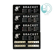 1Pack 20Pcs Monoblock Roth 0.022 0/3/345hook standard mini Ort、hod、ontic Bra、cket BlackPad