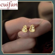 subang emas 375 bajet original lucky Gourd earrings for women gift