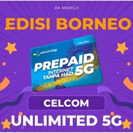 《SIAP DAFTAR》EDISI BORNEO CELCOM SIM UNLIMITED 5G 999GB HIGH SPEED ✅DAFTAR + BULANAN