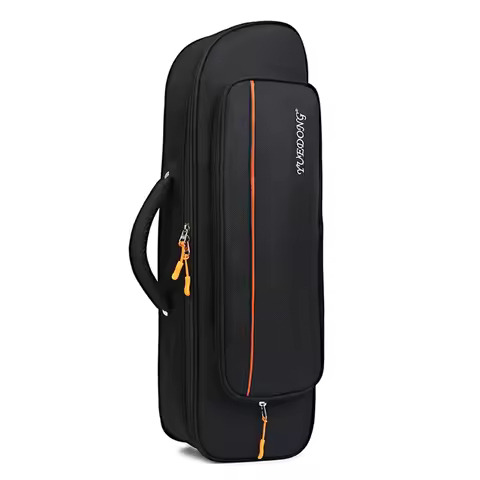Portable Trumpet Bag Thicken Backpack 57 X 17 X 13cm Waterproof Storage Case 22.44 X 6.69 X 5.12inch