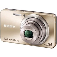 Sony digital camera Cybershot W570 16.1 megapixel CCD Optical x5 gold DSC-W570/N