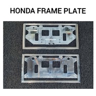 Honda Frame Plate ( Chrome / Silver ) / Car Number Plat / Papan Nombor Kereta