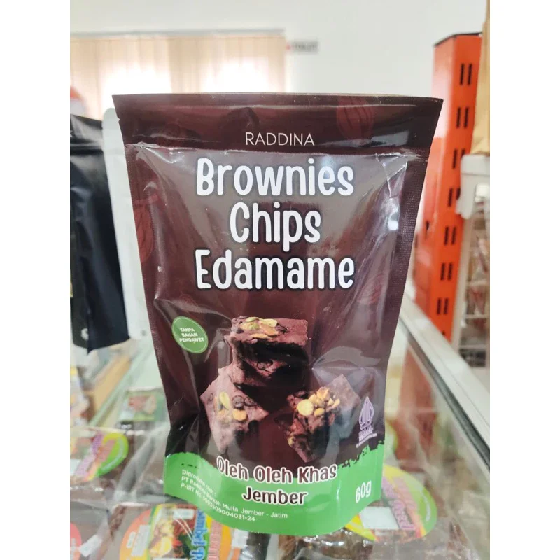 Brownies Chips Edamame khas Jember
