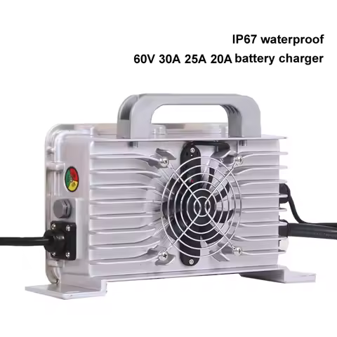 72V 30A IP67 waterproof 25A 20A 84V 30A 88.2V Charger 96.6V 87.6v 92.4V Smart Charger for 72v 300Ah 