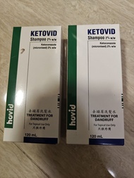 Hovid Ketovid Shampoo 2% w/w 120mL Dandruff Treatment