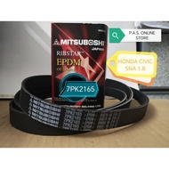MITSUBOSHI RIBSTAR EPDM BELT ALTERNATOR FOR HONDA CIVIC SNA 1.8 7PK2165