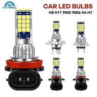OPENMALL 1PC Car LED Headlight H8 H11 9005 9006 H4 H7 LED Lights 6000K 1200LM Auto LED Lamp Fog Ligh