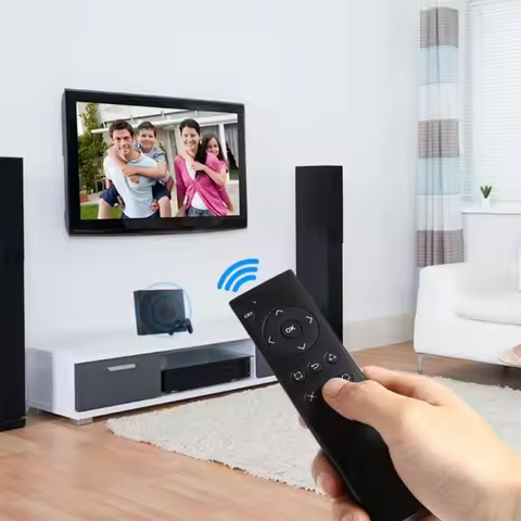 Media Remote Control for PS4, 2.4Ghz Wireless DVD Multimedia Remote Control with