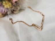 YAHWEH鈦鋼玫瑰金氣質手鍊/福音禮品/基督教禮品/飾品/福音商品