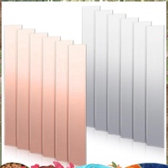 12 Pcs Pure Copper Zinc Anode Sheet 99.9% High Purity Copper Zinc Electrode Strips 0.04 Inch X 0.98 