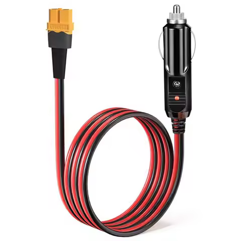 Car Cigarette Lighter to XT60 12V 24V Charging Cable for ALLPOWERS S2000 Bluetti EB55,Anker 757/767 