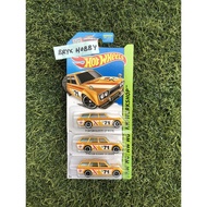 Hot Wheels US Carded 2015 HW Workshop '71 Datsun Bluebird 510 Wagon #202 Yellow