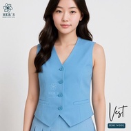 Hers - Yara Vest - Yara Vest Semi Wool - Women's Vest - Women's Top - Women's Top - Korean Vest