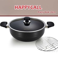 [Happycall] Grand IH Party Wok 28cm Pot Steamer Stir-Fry Pan