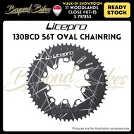 Litepro Oval Chainring 56T Aluminum Alloy Solid Foldable Bike Crius FnHon Java