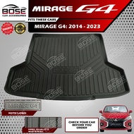 Car Trunk Tray for Mitsubishi Mirage G4 Sedan 2014 2015 2016 2017 2018 2019 2020 2021 2022 2023 2024