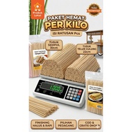1 Kg Sempol Skewer Egg Roll Skewer/ Papeda Skewer/ Grilled Sausage Cilok Skewer/