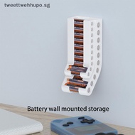 TWE Battery Storage Organizerbo Battery Organizer Storage Holder Small Battery Keeper Wall Holder Ba