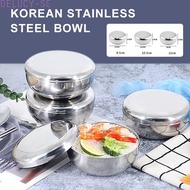 [DELUCY-SG]Stainless Steel Rice Container with Lid for Indoor Outdoor Use 8.5cm 10.5cm 12cm-New in 1