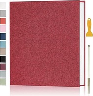 Photo Album Self Adhesive Pages for 4x6 5x7 8x10 Pictures Scrapbook Magnetic Photo Albums with Stick