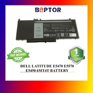 Dell Latitude E5470 E5570 E5450 Precision 3510 6MT4T 7.6V 62Wh Original Replacement Battery
