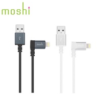 Moshi Lightning to USB 90° 彎頭傳輸線(1.5m)白色