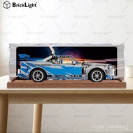 BrickLight™Speed and Passion Nissan GTR Acrylic display box FOR Building block toys Lego 42210 Trans
