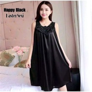 mijes398 shop Baju Tidur Wanita Daster Lingerie Sexi Daster Happy Satin Import