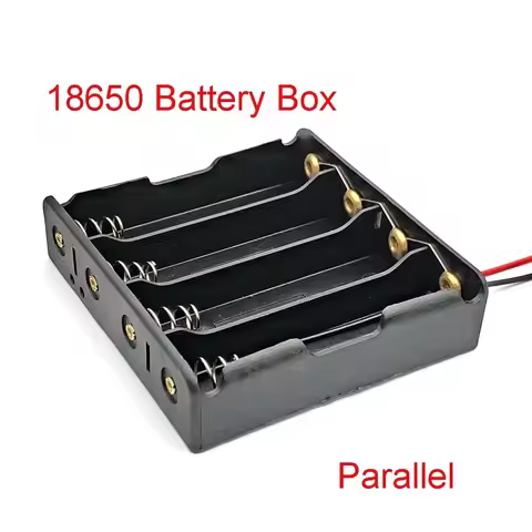 18650 Power Bank Cases 4 18650 Battery Holder Storage Box Case 18650 Paralle / Series Connection Bat