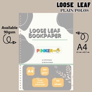 Jempol A4 Bookpaper Loose Leaf - Polos Bookpaper 90Gsm By Pinkershop