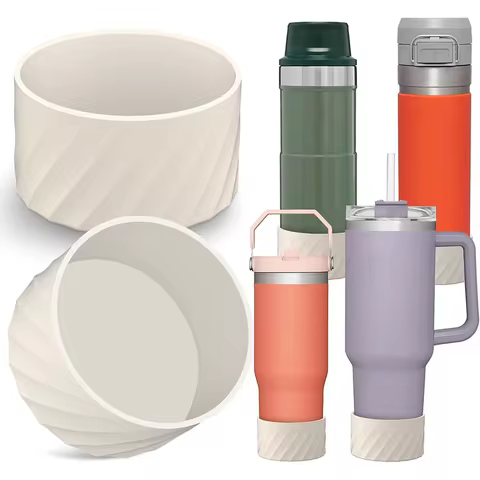 Silicone Cover for Stanley Quencher Adventure 40oz Tumbler with Handle & Stanley IceFlow 20oz 30oz P