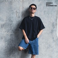 【Ready Stock MY】Unisex Oversize T-Shirt 300gsm Premium 100% Cotton 300gsm | Boxy Loose Baggy