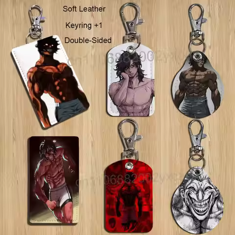 Ohma Tokita Kengan Ashura Keychain Holder Suitable For Subway Bank Card Bus Card Case Badge Holder W