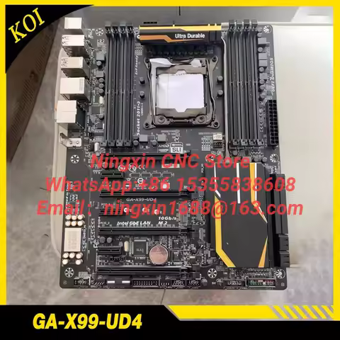For Giga-byte GA-X99-UD4 GA luxury computer DDR4 motherboard supporting V4 CPU LGA 2011-3 128G X99-U