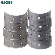 8 Pcs STD +25 +50 +75 +100 KM3 Motorcycle 32mm Crankshaft Bearings Tile and 33mm Connecting Rod Tile