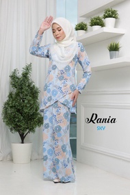 Baju Kurung Rania I Kurung Moden 2022 I Kurung Fesyen Terkini 2022