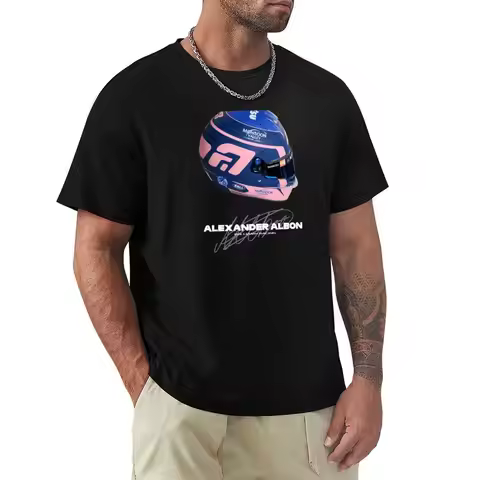 Alex Albon (F1 2024 Helmet) T-Shirt graphic t shirt vintage shirts graphic tee hippie clothes cheap 