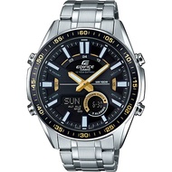 Casio Edifice แบตเตอรี่ 10 ปี นาฬิกาข้อมือผู้ชาย สองระบบเข็มดิจิตอล รุ่น EFV-C100D ของแท้ ประกัน CMG