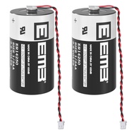 EEMB 3.6V LS14250 Battery ER14250 1/2AA 1200mAh Replacement Lithium Battery for Delta PLC Battery DV
