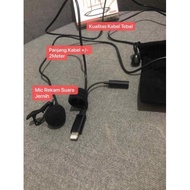 MIC-012 SOHA Lavalier Microphone Clip Condenser Mic 3.5mm Aux Jack