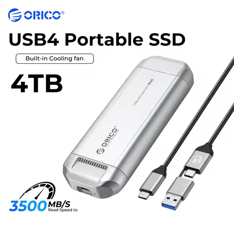 ORICO Silverstone Portable SSD 3500MB/s External Solid State Drive 4TB 2TB 1TB Type- C Aluminum Allo