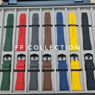 STRAP 24MM 24 MM AC WATCH STRAP ORIGINAL QUALITY ALEXANDRE CHRISTIE SILICON RUBBER 24MM 24 MM