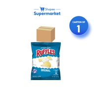 [1 Carton] Ruffles Original Potato Chips Snacks (28.3g)