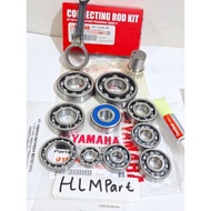 2dp piston handlebar plus crankshaft bearing set, camshaft bearing set, axle bearing, old yamaha Nma