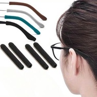 鯨品購 - 【2件】眼鏡腿套（黑色） 防滑鬆緊腳套 耳勾眼鏡柔軟防滑套 眼鏡耳套 眼鏡耳墊 防滑後部眼鏡夾 防滑針織眼鏡夾 軟眼鏡耳墊 眼鏡針織腳套