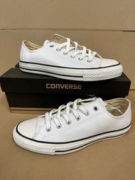 全新平放男裝白鞋 new converse all Star Chuck Taylor white leather 1Q550 UK8 EUR41.5