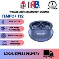 OXAYOI TEMPO+ T12 WIRELESS BLUEOOTH 5.3 NOISE-CANCELLING ANC+ENC EARBUDS