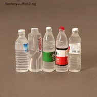 factoryoutlet2.sg 5Pcs/set 1:12 Dollhouse Miniature Mineral Water Bottle Drinks Model Living Scene Decor Toy Doll House Accessories Hot